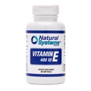 E-vitamiini E 60 Softgels 400 IU by Natural Systems - E-vitamiini täydentää Immunomy System Support * - E-vitamiini Softgels Ihonhoito - Luonnollinen E-vitamiini ei-sokeri, ei-keinotekoisia makuja tai säilöntäaineita