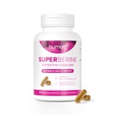 Humann SuperBerine Berberine lisäravinteet, terve aineenvaihdunta & veren sokeri tuki - kliinisesti tutkittu ainesosa - korkea absorbanssi, tiivistetty annos Formula Olive Leaf uute - 30 kapselia