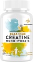 8-in-1 Creatiini Monohydraatti, BCAA & HMB, 5000 mg miehille & naisille, Creatiini Chews lihasten, elpyminen, Endurance & Strength, korkea imeytyminen, sitruunan maku, sokeriton, 90 tablettia