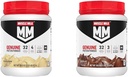 Lihasmaito Aito proteiini Powder Bundle, banaani Crème 1,93 punta 12 Tarjoilut 32g proteiinia ja suklaata 1,93 punta 12 Tarjoilut 32g proteiinia