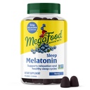 MegaFood Melatoniini Gummies - Melatoniini 3 mg per Tarjoilu auttaa Rentoutumaan & Putoa Nukkumaan ... Uni Gummies aikuisille - Berry Flavor, ei-GMO, Certified Vegan - 54 Count (27 Servings)