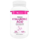 ML Naturals Premium Hyaluronic Acid 100 mg 120 Vihanneskapselit, yksi päivä (4 kuukauden toimitus), Premium laatu, NSF-sertifioitu & cGMP- compliant.