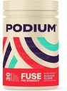 Podium Nutrition, Fuse Pre workout Powder, Blue Razz Slushie, 30 tarjoilua, Beta Alanine ja kofeiini energia, gluteeniton, soijaton, maitotuotteeton