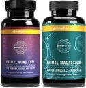 Primal Harvest Mind Fuel & Magnesium Glycinate Lisäravinteet naisten ja miesten magnesium ja mielen polttoaine aivojen Booster pillereitä Bundle