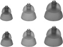 Mixed Set Phonak Power Smokey Dome Small-Medium-Large Domes, Korvaa Sonova, Kuulo Aid Domes Kaikki vastaanottajat -1 Pack/6 Domes Yhteensä