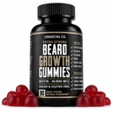 Epäsosiaalinen Co. Erittäin vahva parta kasvu vitamiineja Gummies . Biotiini 10000 MCG ... Edistää vahva ja paksukasvava hiusten kasvua miehille...