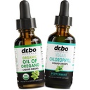 Oregano Oil Organic Liquid Drops & klorofylli - Öljy Oregano Drops Tincture Extract & Vegan klorofylli Liquid Body Detox Cleanse Immuuni Tuki - Ruoansulatus Gut Health Odor Cleanse Supplement