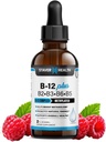 B12 Plus Liquid B-vitamiini Complex Supplement - B Complex Vitamiini Supplement - 2 kuukauden tarjonta - energiatuen täydentää - Vegan - ei-GMO - Gluteeniton - 2 Fl Oz