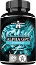 APOLLO'S HEGEMONY Alfa-GPC 600 mg/vrk - 90 Vegaanikoliinikapselia - 99% Koliini Alfoskeraatti Ravintolisä - Rasvakoliini - Muisti- ja keskityskapselit