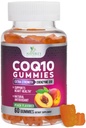 CoQ10 Gummies 100mg - 3X Vahvuus, korkea imeytyminen, antioksidantti täydentää sydämen terveyden ja energian tuotantoa, Ultra Coenzyme Q10 vitamiinit, Coq 10 täydentää, ei-GMO - 60 CoQ10 Gummies