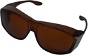 Aurinkosuoja Fits-Over aurinkolasit, SS Polykarbonaatti II Amber, Unisex, aurinkolasit