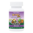 NaturesPlus Animal Parade AcidophiKidz, Berry Flavor - 90 Pureskeltavaa, eläinmuotoillut tabletit - Probiootit, FOS & Grape Seed - 90 Yhteensä