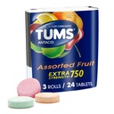 TUMS-tabletit, 8 lukua (Pack of 3)