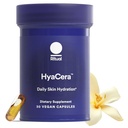 Ritual HyaCera Skin Supplement for Wrinkle Support, with Hyabest® and Ceratiq® for Skin Hydration Support, Hyaluronic Acid, Glykolipids, Seramidit, Gluteeniton, Ei GMO, Vanilla Essence, 30 päivän tarjonta