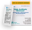 Globe (25 Pack Triple Antibiotic Voide Single Packet, ensiapupakkaus pienille naarmuille, haavoille, paloille ja paloille, ehkäisee infektiota, aktiivisia ainesosia Vertaile johtavaan merkkiin, matkasi koko, 0,9g