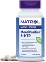 Natrol Mood positiivinen 5-HTP ja L-Theanine tasapainotettu mieliala ja rentoutuminen, 50 tablettia, jopa 50 päivän tarjonta
