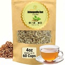 Cure wid Pure Certified Organic Ashwagandha Root Tea . Leikkaa & Sifted 4oz Non-Ir säteilevä Ashwagandha tee naisten ja miesten Adaptogeeninen hyvinvointi Withania Somnifera kasvirohdosinfuusioon & kapselit