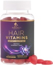 Hiusvitamiinit Gummies kanssa Biotin 5000 mikrog - vahvempi, Radiant hiukset, iho & kynnet täydentää - E-vitamiinia & C, hiusten kasvua tukea vitamiinin naisten ja miesten, ei-GMO & gluteeniton - 60 Gummies