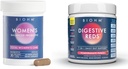 BIOHM Naisten probiootit 30B PMY & 210 oz Essential Digestive Reds Powder Bundle, kattava Gut & Vaginal Health Support, Rikas antioksidantteja, Entsyymit, vitamiinit