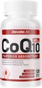 CoQ10-400mg-Softgels with PQQ, BioPerine & Omega-3, Coenzyme Q10(Ubikinone) Supplement for High-Absorption, Powerful Antioxidantti, Support Heart & Energy-Production, 120 Servings