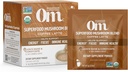 Om Sieni Superruoka Coffee Latte Blend Sieni Powder, Single Serve, 10 Count, Leijonan Mane, Cordyceps, Reishi, Chaga, Energia & Mental Clarity Tuki täydentää