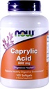 Nyt Ruoka Caprylic Acid 600mg, 100 Softgels - (paketti 2)
