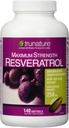 TruNature Resveratrol Plus Standardoitu Trans-Resveratrol 250 Milligramma, 140 kasvissyöjäkapselia