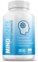 Mind IgniteTM Mental Performance 16 Ingredients - Extra Strength Nootropic Brain Supplement for Focus, Energy, Muisti, Selkeys, Keskittyminen & Lisää