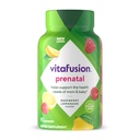 vitafusion prenatal Gummy Vitamiineja, Vadelma sitruunaa Maku, Prenataali vitamiini täydentää naisille Folate ja DHA, 45 päivän tarjonta, 90 Count