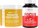 GOBIOTIX Brain & Gut Wellness Bundle: Focus Mushroom Complex 90 kapselit + kuitu täydentää 35 tarjoilut