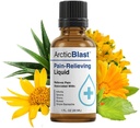 N Labs Arctic Blast Premium Upperal Pain Response DMSO, Menthol & Camphor takaisin, polvi, olkapää, nivelten ja lihasten kipu ...