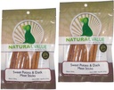 Luonnollinen arvo Sweet Peruna & Duck Soft Chew Meat Sticks Sisältää Glukosamiini & Chondroitin Hip & Joint Health(Tämä on 2 Pack)