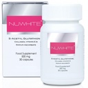 Nu White S-asetyyli Glutationi Uusi parannettu Formula ihon valkaisu 30 kapselia