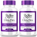 (2 pakkaus) Ultra Flex kapselit, Advanced Joint Support Supplement, Ultra Flex Natural Joint Health Formula, Max Strength pillereitä yhteinen hyvinvointi ja liikkuvuus, UltraFlex vitamiini arvostelut (120 kapselia)