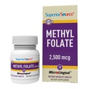 Superior Source Metyyli Folate 2500 mikrog - Folaatti Supplement naisten ja miesten - Methylated Folaatti täydentää tukee tervettä hermostoa ja punaisia verisoluja - 30 sublingual dissolving tabletteja
