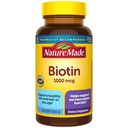 Luonto Made Biotin 1000 mikrog Softgels, Biotiini vitamiinit Ruokavalio Supplement, tukee terve hiukset ja iho, 120 Softgels, 120 päivän tarjonta