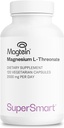 Supersmart - Magnesium L-treonate 2000mg/vrk (Magtein) - Patentoitu & erittäin biologisesti käytettävissä Magnesium Threonate - Muisti, aivojen terveys & Huomio ...