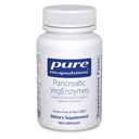 Puhtaat kapselit Haimatulehdus VegEntsyymit Hypoallergenic Supplement for Carbohydraatti, rasva - ja proteiinidigestio 180 kapselia