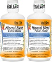 Vital Earth Minerals Fulvic Hummeri Mineral Blend Liquid 2-Pack Fulvic Acid Supplement 70+ Trace Minerals, Electrolyyttejä Recovery, Balance & Energy, 32 Oz Ea + 1 Oz Cup Ea
