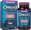 BlueBonnet Nutrition Omega-3 Salmon Oil Softgels, 90