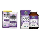 Elämän puutarha Dr. Formuloitu Probiootit Mood+ Acidophilus Probiotic Supplement & Sinkki täydentää 30 mg Korkea teho Raaka Sinkki ja C-vitamiini Multimineral Supplement