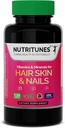 Hiukset Iho- ja kynsien vitamiinit.Biotin & Collagen Formula B-vitamiinit, Sinkki & Selenium...