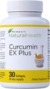Kurkumaiinilisä, Curcumin EX Plus, jossa rypäleidensiemenuute, Resveratrol & Red Wine Polyphenols for Joint Health & Heart Health, Curcuminoidit Complex 500 mg kapselit