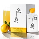 LEMON & CO. Liquid Collagen naisille . Lemon Collagen Water Mix with 5000mg Marine Collagen Peptides, Organic Sitruunat & C-vitamiinia.