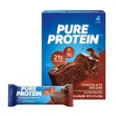Puhdasta proteiinipatukkaa, korkeaa proteiinia, ravitsevia välipaloja energian, matalan sokerin, gluteeniton, suklaa Deluxe, 1.76 oz., 4 kpl pakkaus
