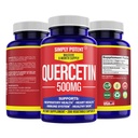 Yksinkertaisesti Potent Quercetin lisäravinteet, Quercetin 500 mg 200 kapselia, 2 X Quercetin 250 mg Phytosome Bioflavonoid Antioksidantti Vegaani gluteenittomia pillereitä tukemaan terveitä sydämiä ja immuunitoimintoja