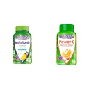 Vitafuusio Melatoniini 140ct Power C-vitamiini C Gummies 150ct Immuunituki Orange Flavor
