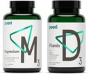 Puori D3-vitamiini ja magnesiumsinkki täydentää Bundle terveen lihasten toiminta, luun terveys, immuuni tuki ja kalsiumin talteenotto - ei-GMO ja gluteeniton