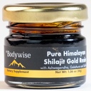 Bodywise Pure Himalayan Shilajit Hartsi Kulta I Lab Testattu I Ashwagandha, Gokshura & Saffron I Fulvic Acid & Trace Minerals I Shilajit miesten & naisten Nolla Sokeri I 100% Organic & Natural I 30 gm.