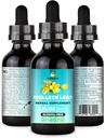 Undelion kasviperäinen Mullein Leaf Extract - Orgaaninen ja alkoholiton tina hengitys-, keuhko-, uni- ja digestiivinen tuki - ei-GMO, Vegan - 2 fl. Oz Immune Health & Lung Detox